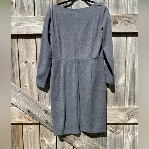 Brooks Brothers Gray Women's Dress Size 10 - Picture 5 of 10